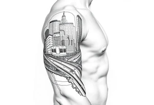 Baltimore City Tattoes With Highways tattoo idea
