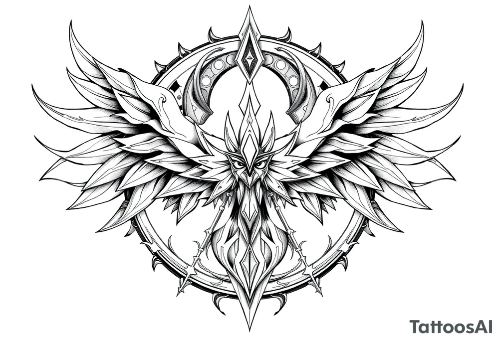 Reincarnation,majestic,powerful tattoo idea
