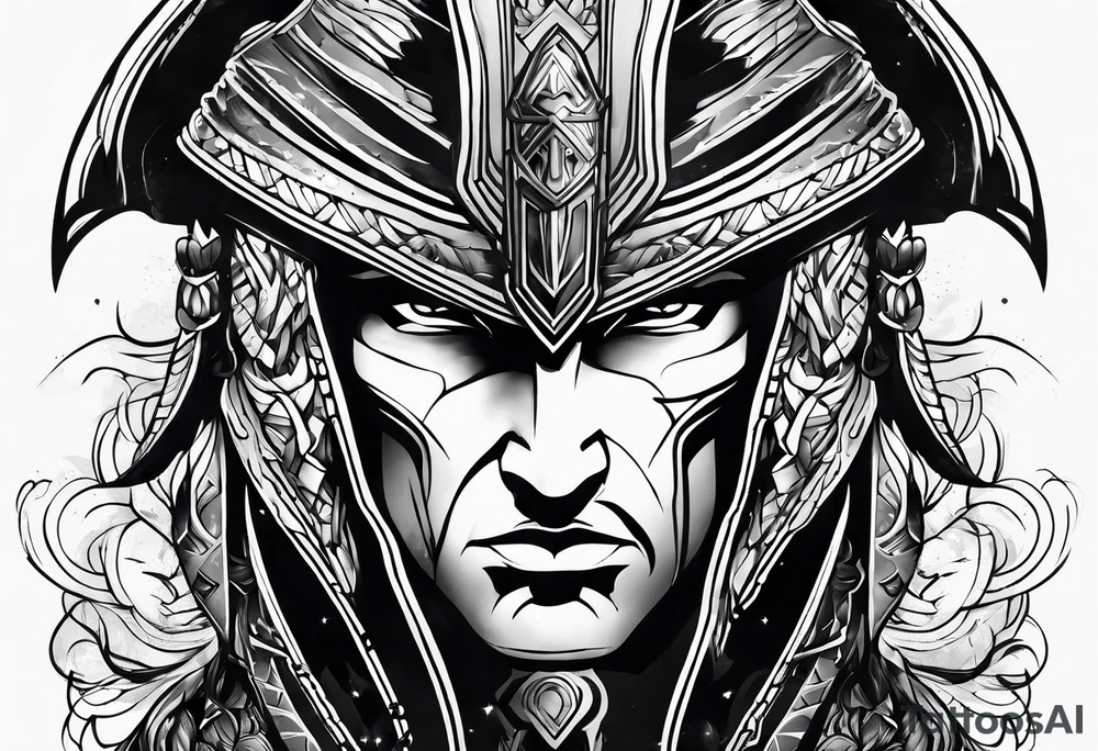 SPARTAN ABSTRACT tattoo idea