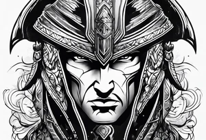 SPARTAN ABSTRACT tattoo idea