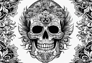 Scary tattoo that represents bipolar disorder tattoo idea