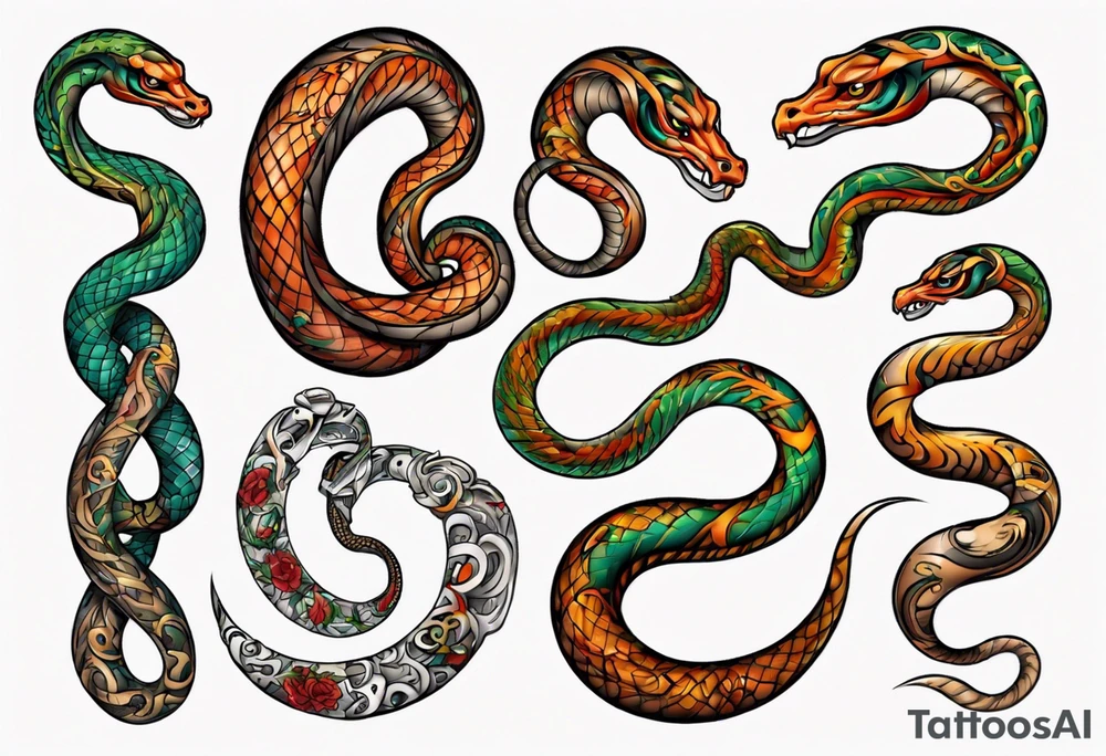 Schlange tattoo idea