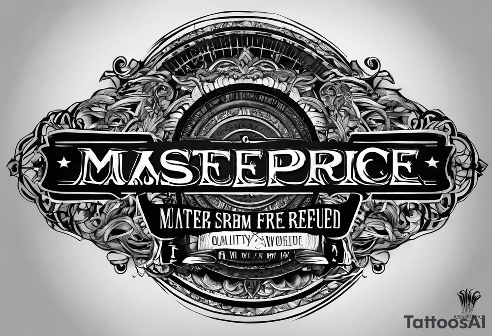 the words “ much given” for my right forearm and the words “much required” for my left forearm in a cool font but it needs to be very legible tattoo idea