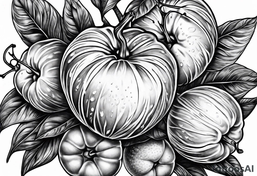 gum gum fruit tattoo idea