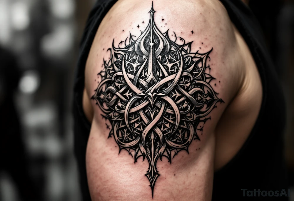 A celtic symbol of freedom and curiosity tattoo idea