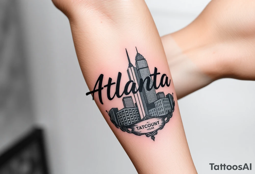Atlanta theme tattoo idea
