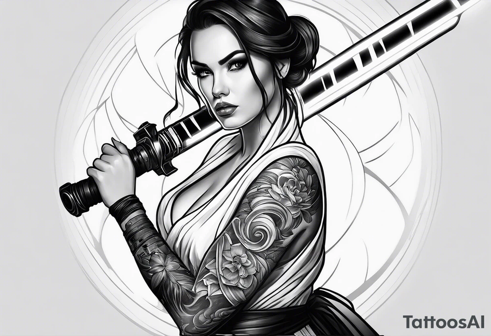 light saber tattoo idea