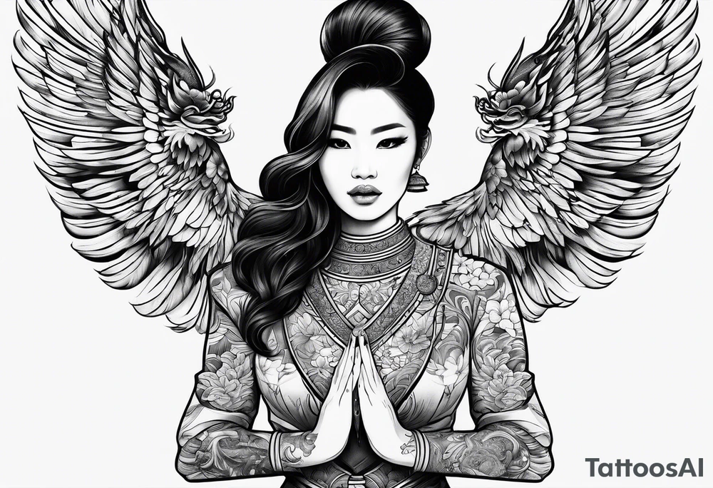Traditional Vietnamese tattoo idea