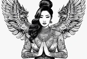 Traditional Vietnamese tattoo idea