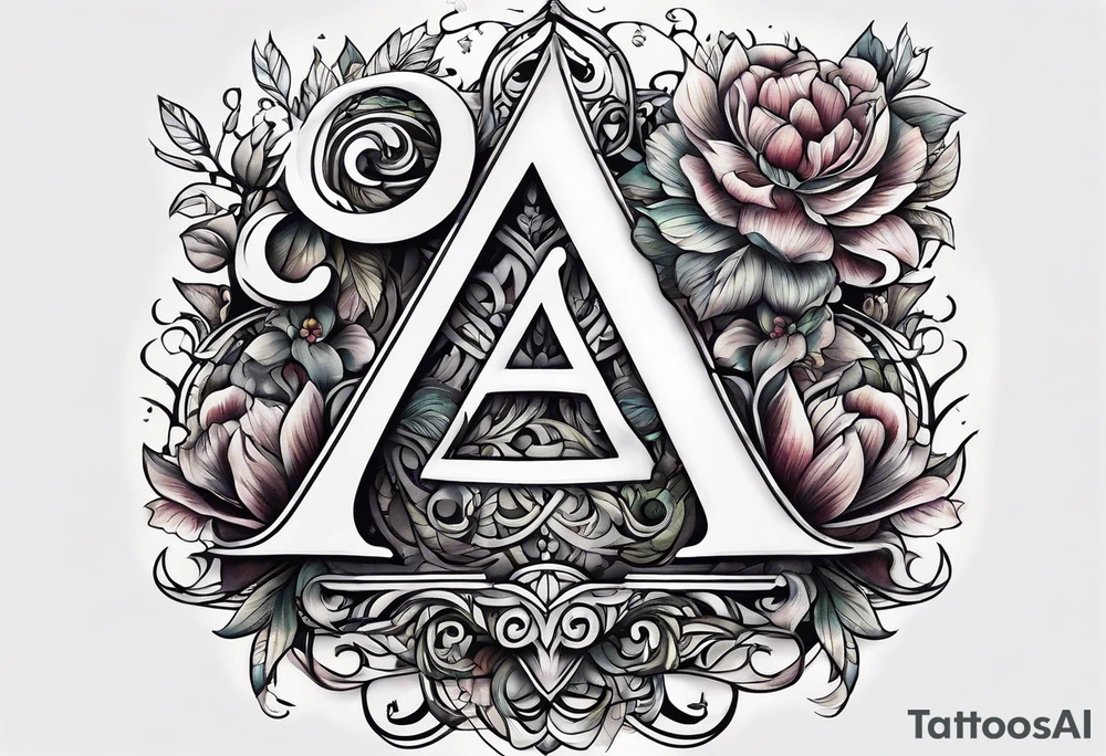 A secret alphabet tattoo idea