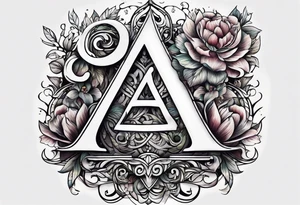 A secret alphabet tattoo idea