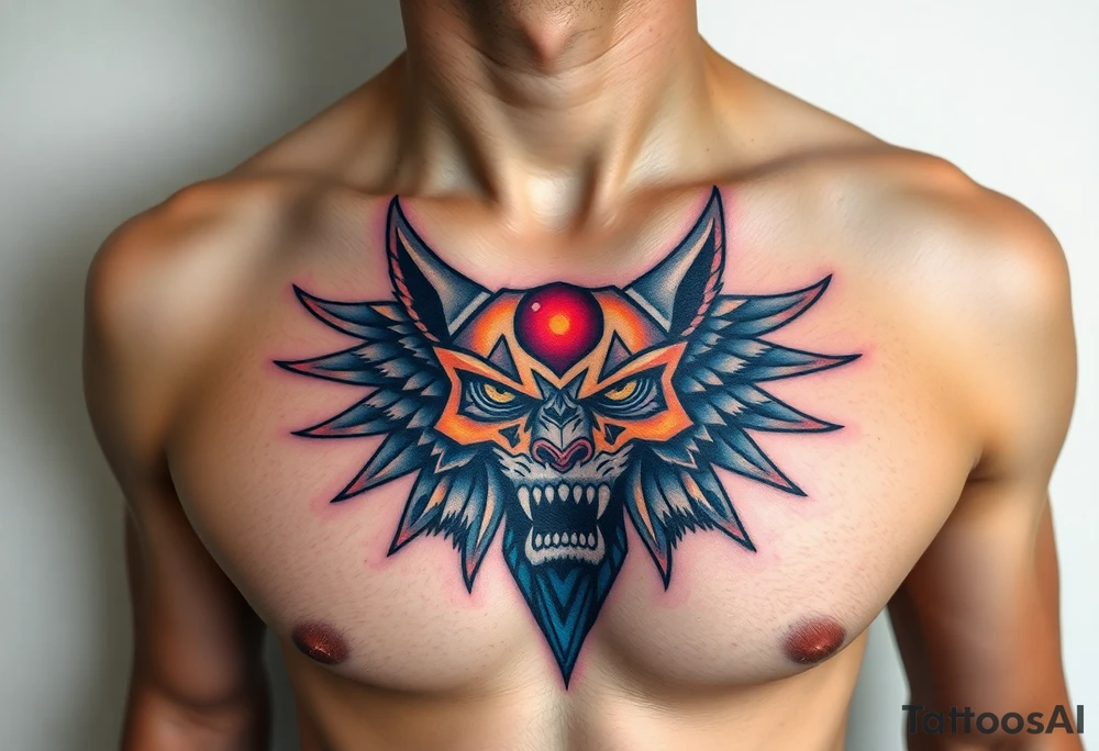 Левиафан в Хтоническом стиле tattoo idea