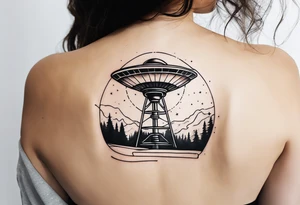 radio telescope antenna tattoo idea