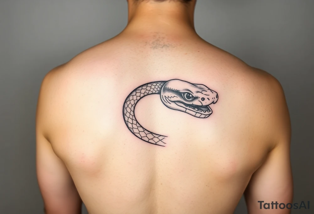 1 eyed snake tattoo idea