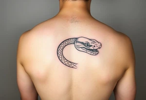 1 eyed snake tattoo idea
