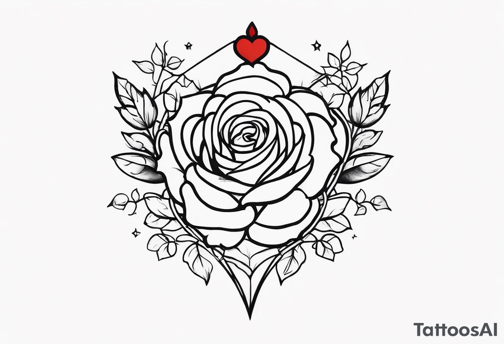 Leuchtturm Stacheldraht Rosen Herz tattoo idea