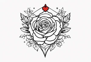 Leuchtturm Stacheldraht Rosen Herz tattoo idea