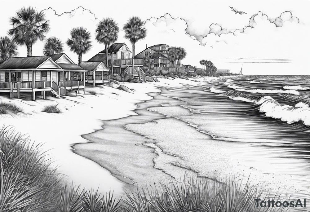 Pensacola beach tattoo idea
