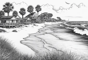 Pensacola beach tattoo idea
