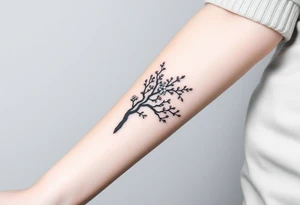 Blossom tree tattoo idea