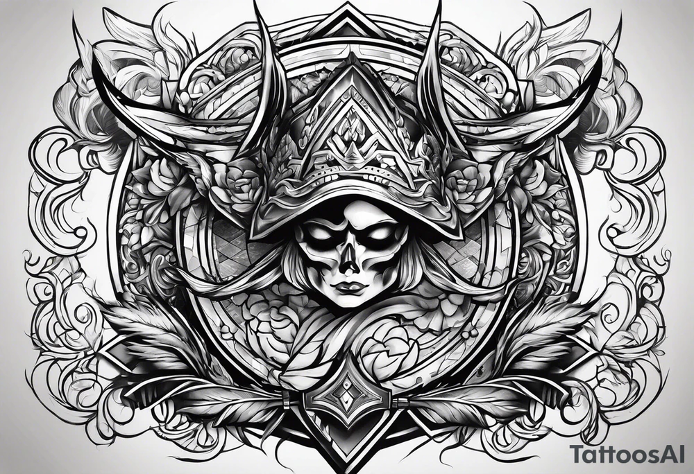 Spear tattoo idea