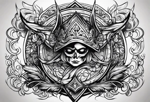 Spear tattoo idea