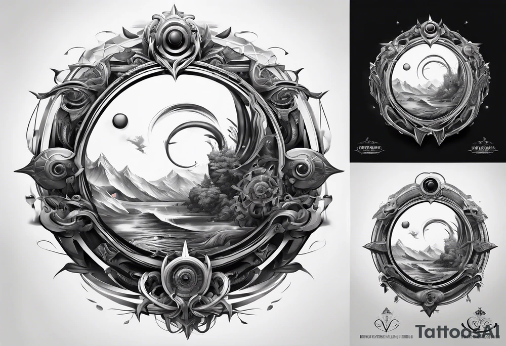 toroid tattoo idea