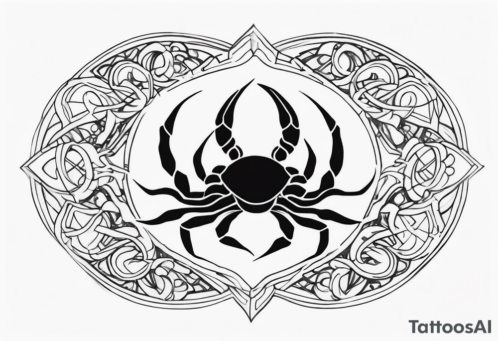 cancer symbol tattoo idea