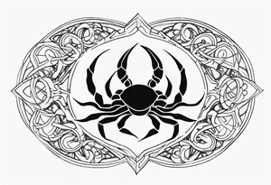 cancer symbol tattoo idea