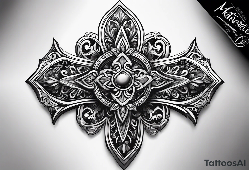 cross tattoo idea