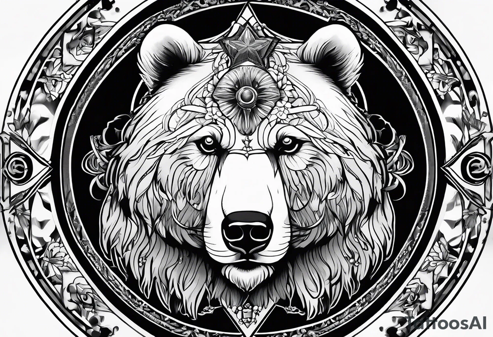 The fool tarot as a bear tattoo idea
