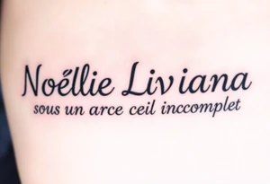 Noélie
Liviana
Luna
sous un arc en ciel incomplet tattoo idea