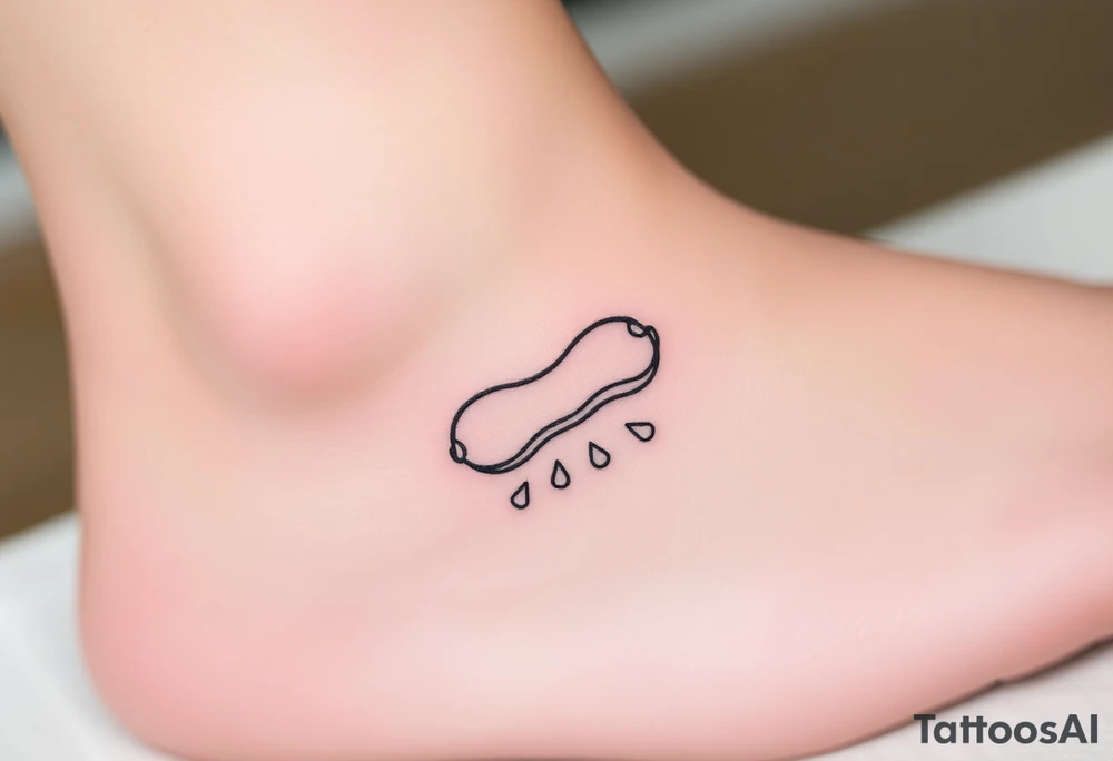 Peanut that's been smashed to pieces tattoo idea