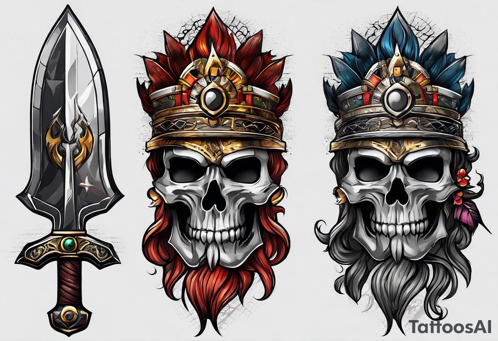 Weapon from war tattoo idea