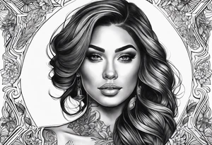 Araceli in cursive tattoo idea