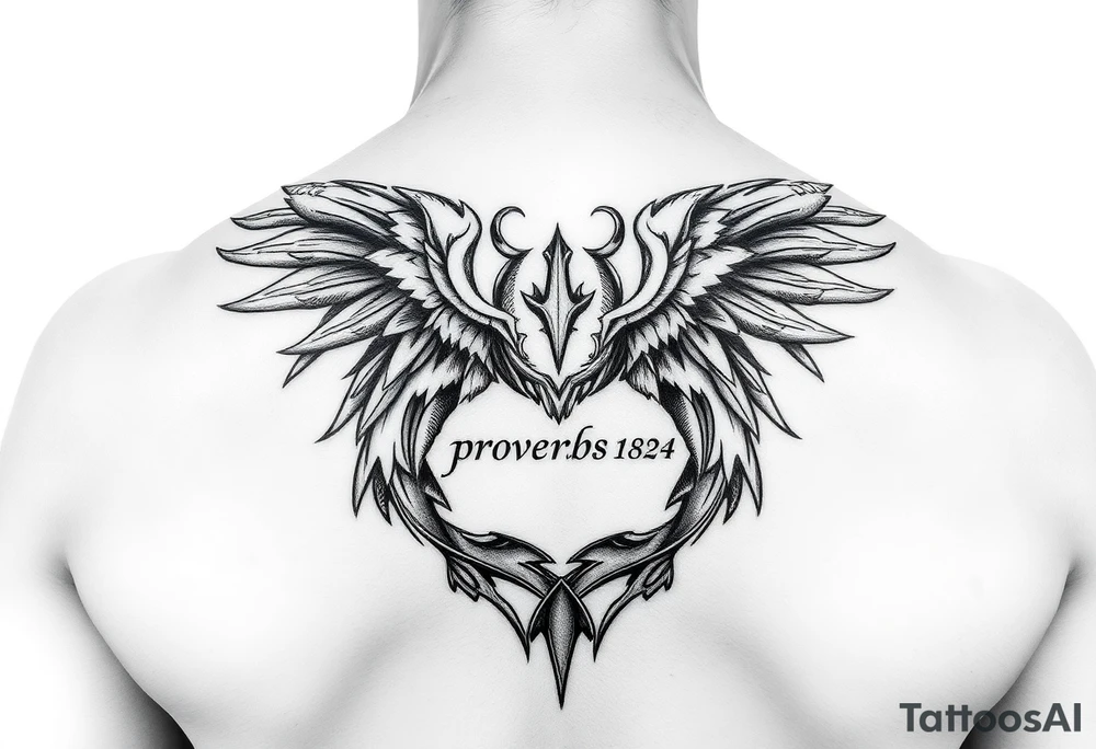 Writing 76-2323 proverbs 18:24 tattoo idea