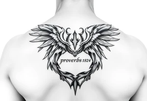 Writing 76-2323 proverbs 18:24 tattoo idea