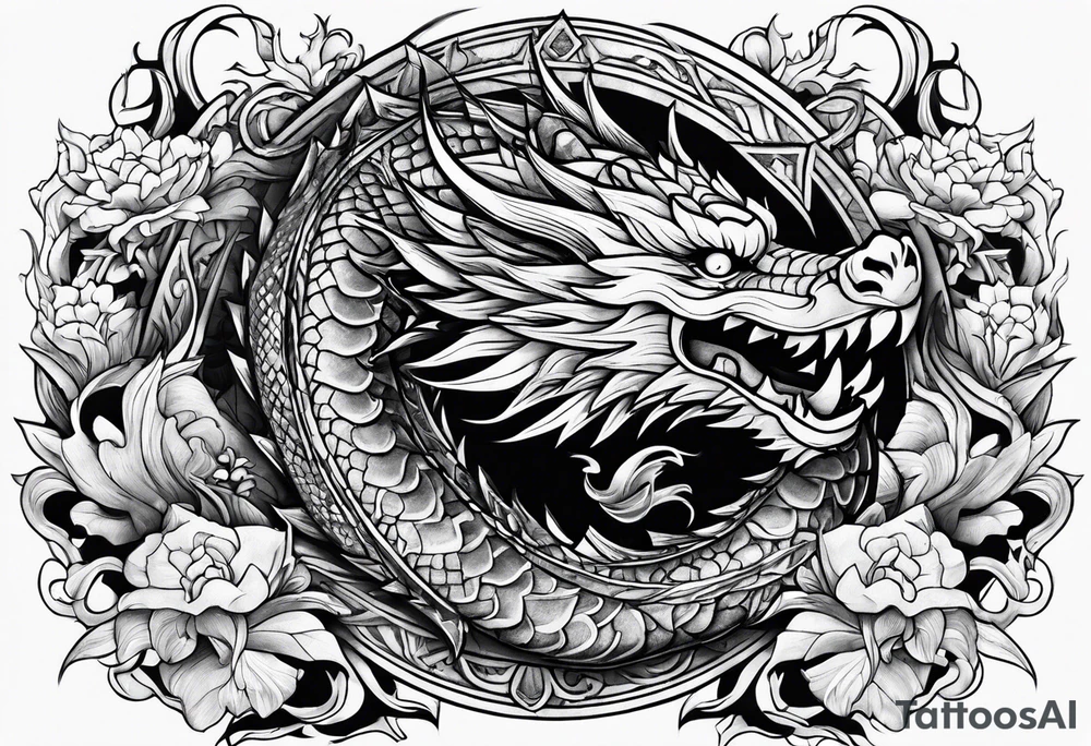 dragón tattoo idea