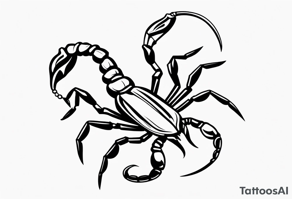 small Julia scorpion tattoo idea