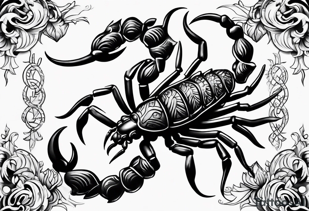 scorpio tattoo idea