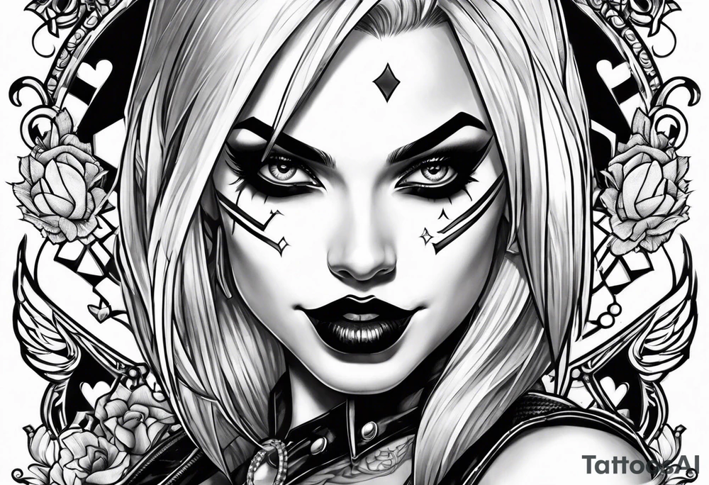 Harley Quinn tattoo idea