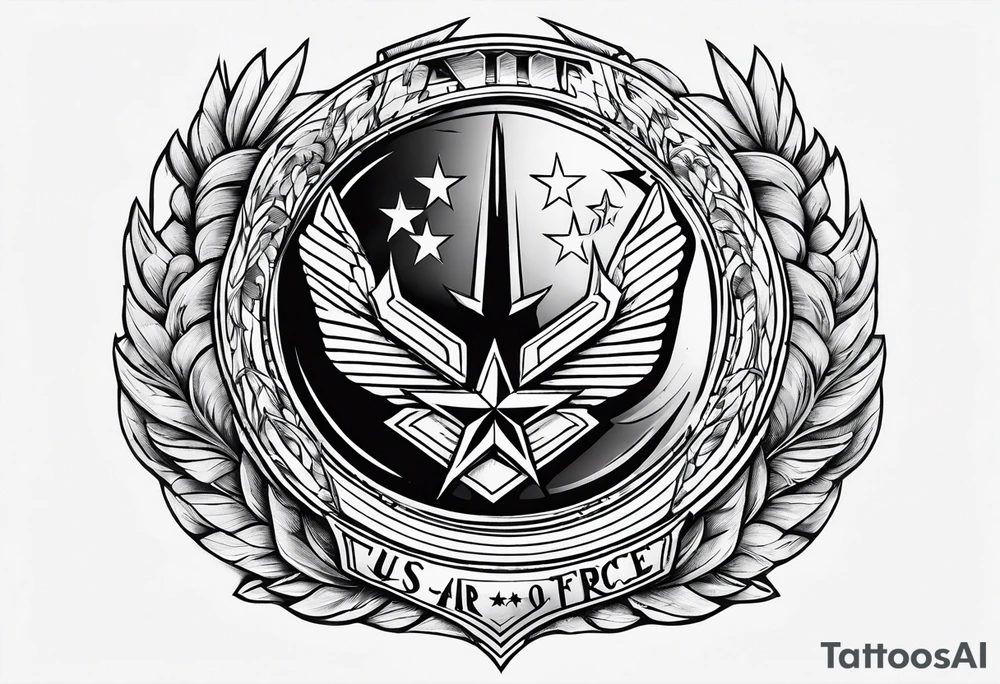 US Air Force Symbol tattoo idea