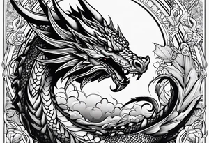 Wyrm tattoo idea