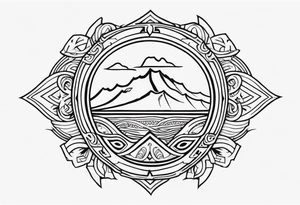 Polynesian maui hook tattoo tattoo idea