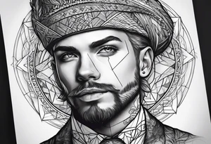 Create a tattoo of Jakob Inglebritzen’s face tattoo idea