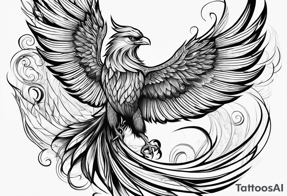 Phoenix tattoo idea