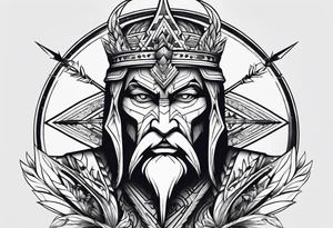 Spear tattoo idea