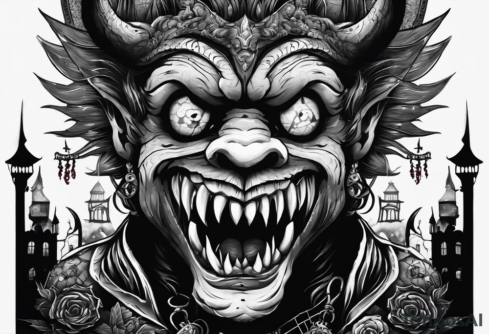 The monsters were never under my bed.
Because the monsters were inside my head.
I fear no monsters, for no monsters I see.
Because all this time the monster has been me. tattoo idea