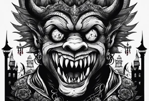 The monsters were never under my bed.
Because the monsters were inside my head.
I fear no monsters, for no monsters I see.
Because all this time the monster has been me. tattoo idea