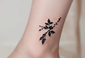 desgin minimal ver delicate tatoo on ankle for a girl called spring. it should be vertica. give me pics tattoo idea